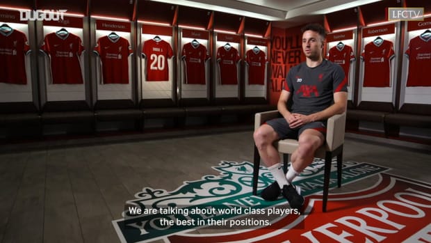Diogo Jota's first Liverpool interview